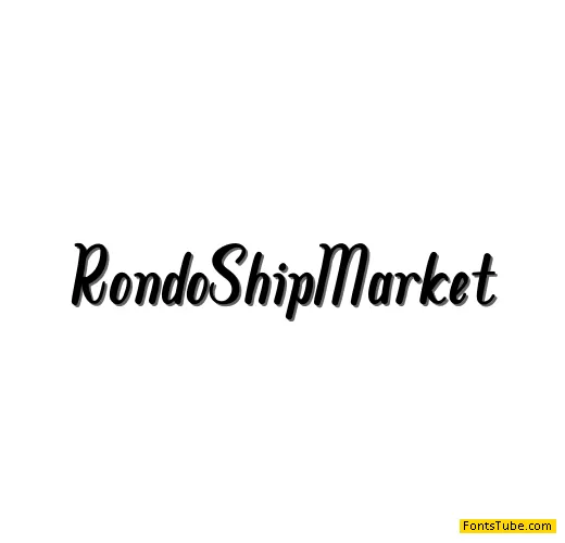 Rondo Ship Market Font