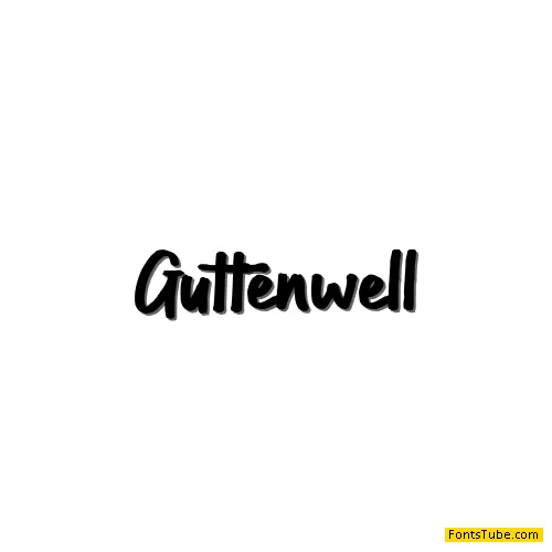 Guttenwell Font Family