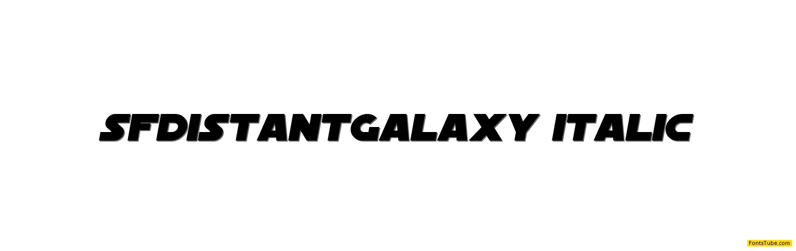 SF Distant Galaxy Font Family