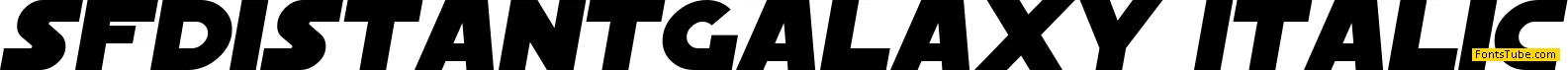 SF Distant Galaxy Font Family