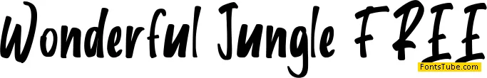 Wonderful Jungle FREE Font