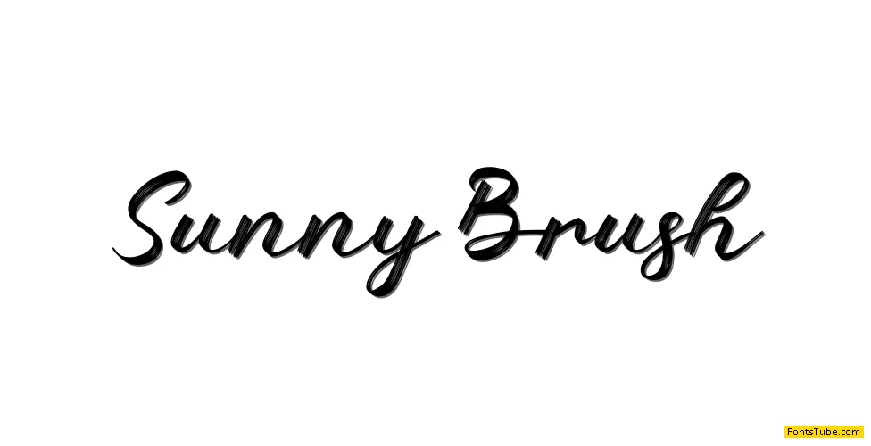 Sunny Brush Font