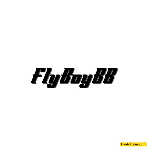 Flyboy BB Font