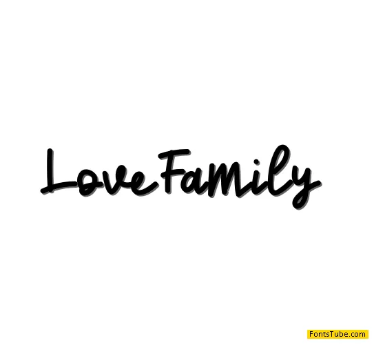 Love Family Font