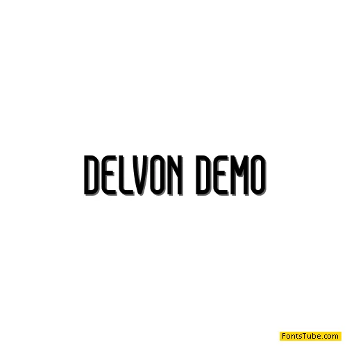 DELVON DEMO Font
