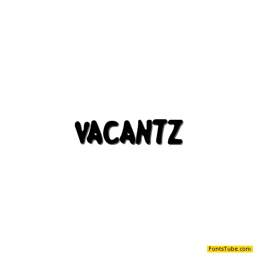 Vacant Capz Font