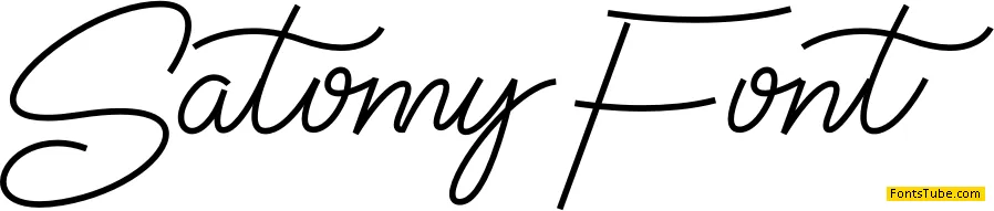 Satomy Font