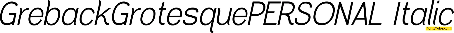 Greback Grotesque