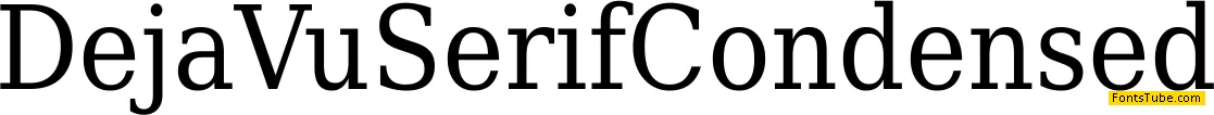 DejaVu Serif Font Family