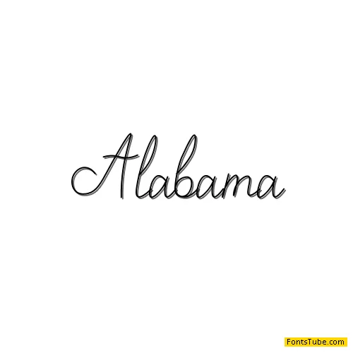 Alabama Font