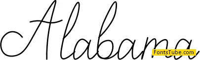 Alabama Font