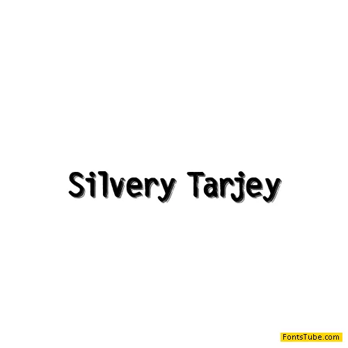 Silvery Tarjey Font