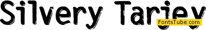 Silvery Tarjey Font