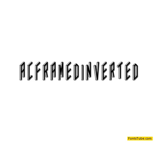 AC Framed Font Family