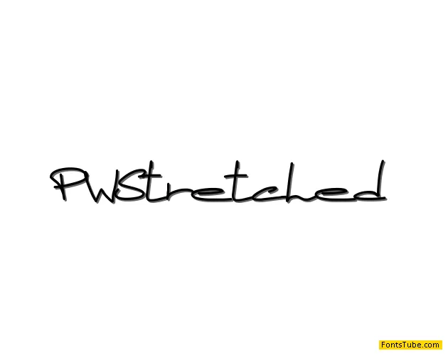 PWStretched Font