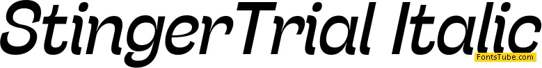 Stinger Trial Font Family