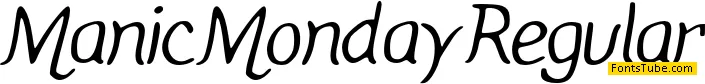 Manic Monday Font Family