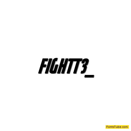 Fight This Font