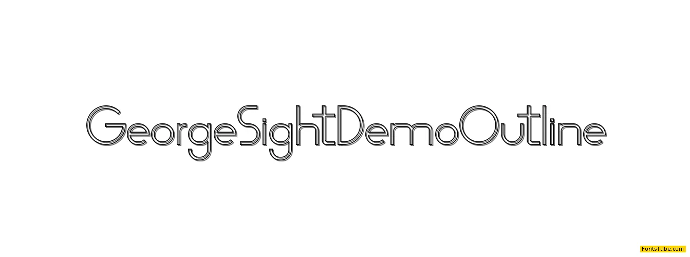 George Sight Demo Font Family