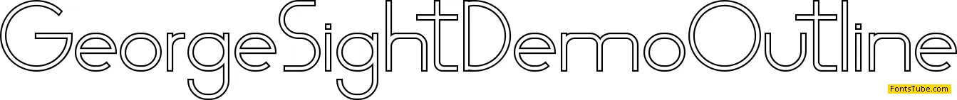 George Sight Demo Font Family