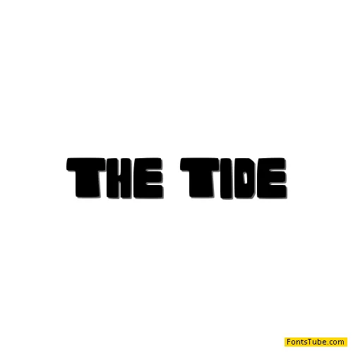 The Tide Font