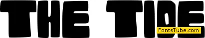 The Tide Font