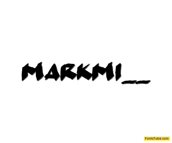 markerMoe II Font