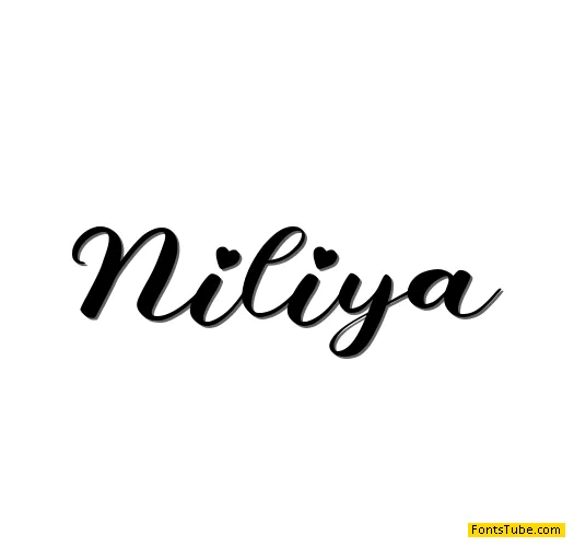 Niliya Font