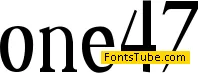 One Forty Seven Font