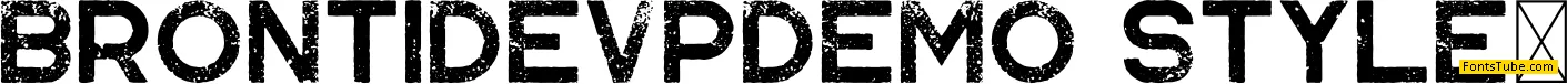 BrontideVP Demo Font