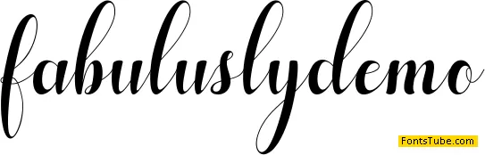 fabulusly demo Font