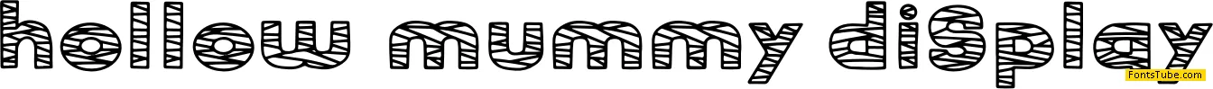 hollow mummy Font Family