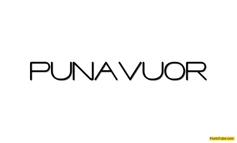 Punavuori 00150 Font