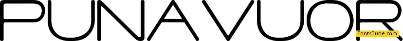 Punavuori 00150 Font