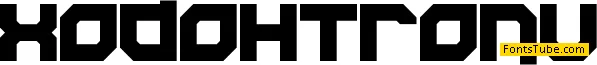 Xodohtro-Nu Font