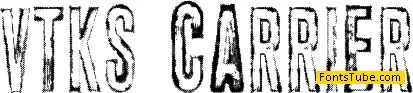 vtks carrier Font