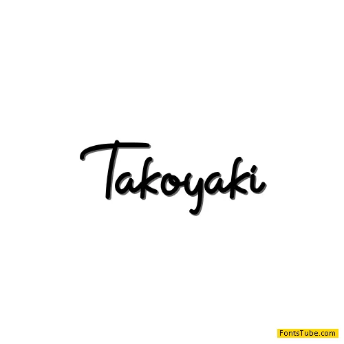 Takoyaki Font