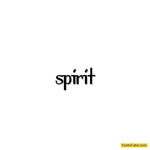 Spirit Font