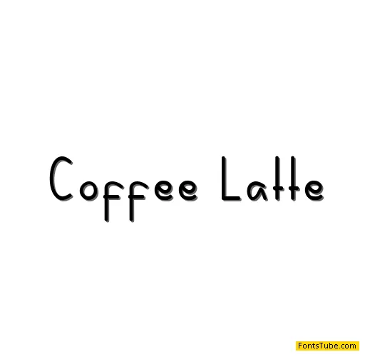 Coffee Latte Font
