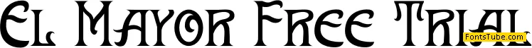 El Mayor Free Trial Font