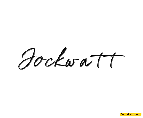 Jockwatt Font