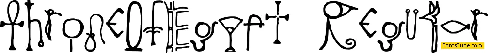 Throne Of Egypt Font