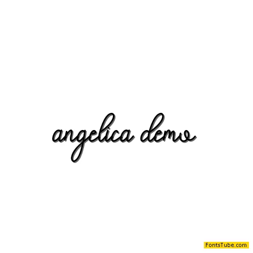 Angelica demo Font