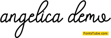Angelica demo Font