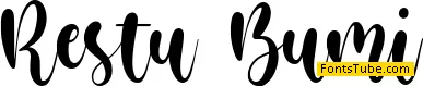 Restu Bumi Font