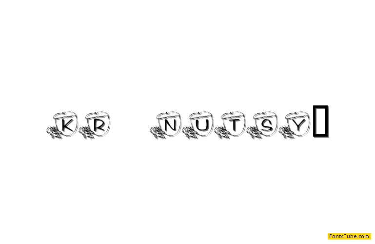 KR Nutsy! Font