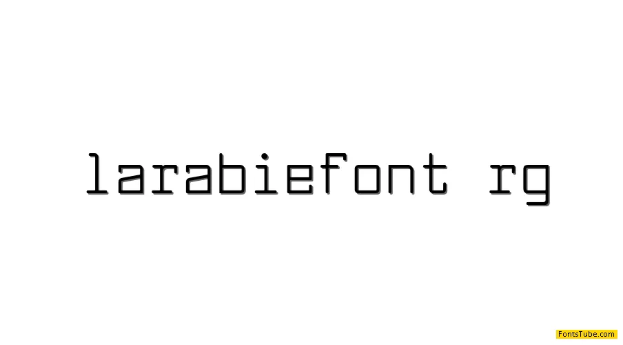 Larabiefont Font