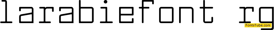 Larabiefont Font