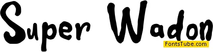 Super Wadon Font