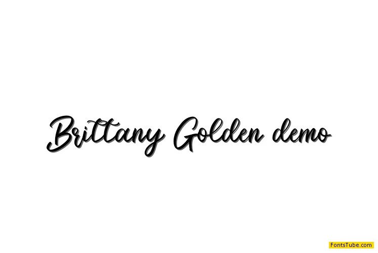 Brittany Golden Font